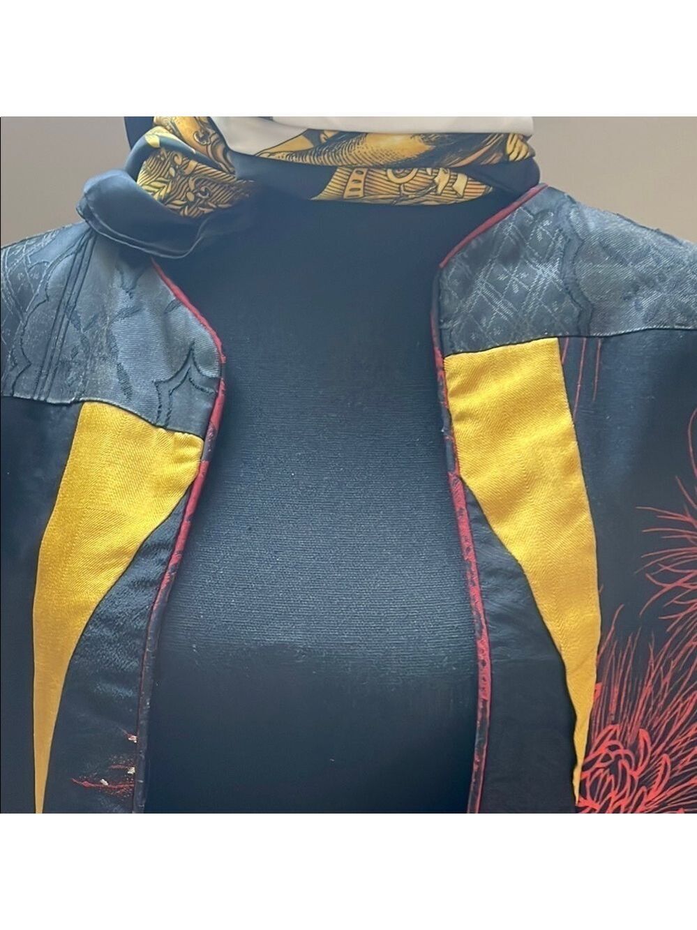 AUTHENTIC Japanese Jacket with 2 front pockets - Picture 7 of 9